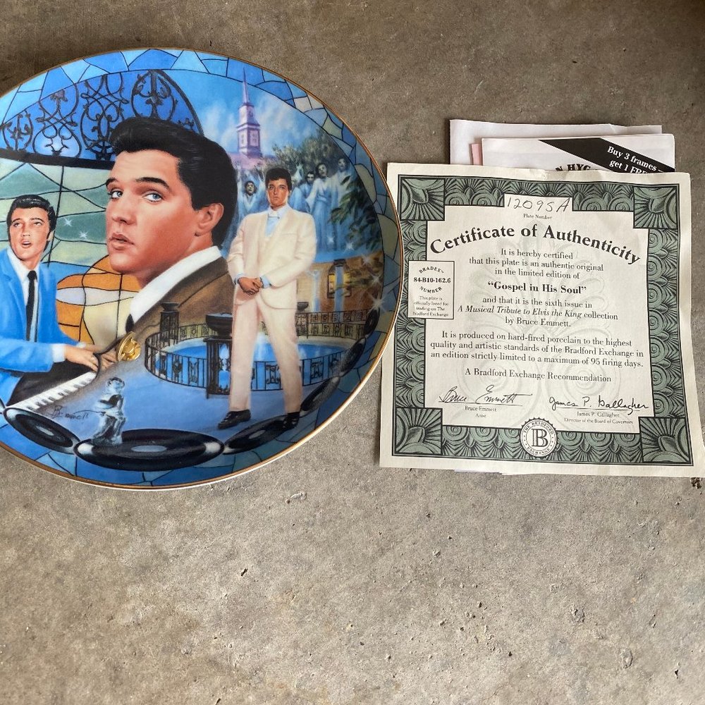 Elvis Presley Collector Plate
